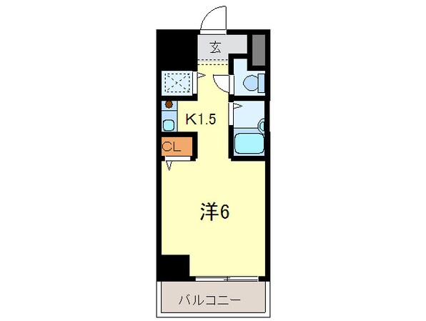 ＹＫハイツ松の内の物件間取画像